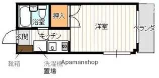 コーポビム【3階】の間取り