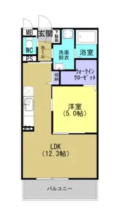 LIEN LAVIE A【205号室】の間取り