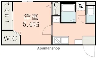 1Kの間取り画像
