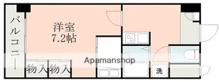 リバーサイド川端【8階】の間取り