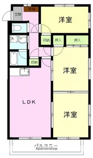 パピーズ光の森【4階】の間取り