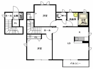 プレミール B棟【2階】の間取り