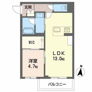 ALOHA O.E【2階】の間取り