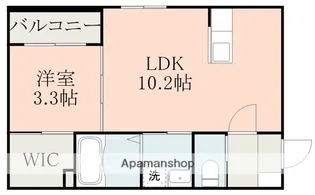 BRAVE BASE西子飼【2階】の間取り