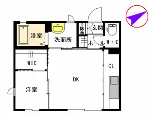 イベリス【1階】の間取り