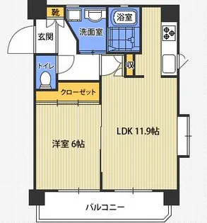 セルジュ水前寺公園【2階】の間取り