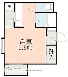 1Rの間取り画像