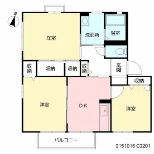 Mレーペン C棟【2階】の間取り