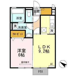 ボナール【1階】の間取り