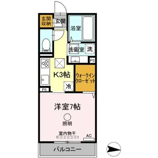 インペリアルコート【1階】の間取り