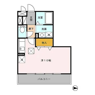 Dーアベニュー本荘【2階】の間取り