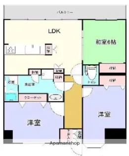 コンフォート・エム【2階】の間取り
