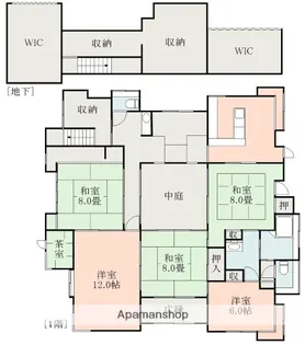 熊本県熊本市東区健軍4丁目【一戸建】の間取り