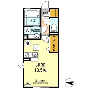 アザック花園【1階】の間取り