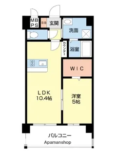 ファミーユ・エリタージュ【4階】の間取り