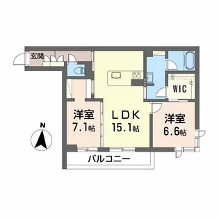 DEUXリジエール【3階】の間取り
