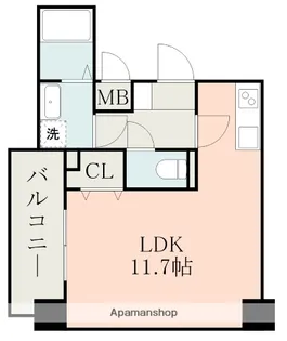 TAIMEI B.L.D2【205号室】の間取り