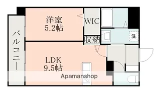 CHAINON薬園【701号室】の間取り