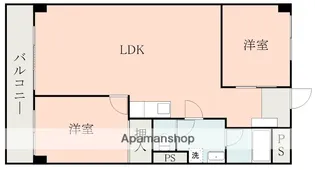九品寺M−2ビル【5階】の間取り