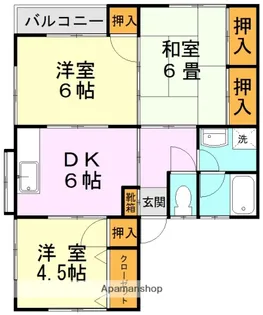 第三YMハイツ【2階】の間取り