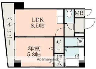 プレア九品寺【10階】の間取り