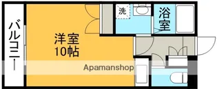 パレット新屋敷【3階】の間取り