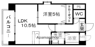 URBANISM大江【4階】の間取り