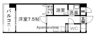 URBANISM大江【8階】の間取り
