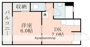 ARLA KOMEYAMACHI【5階】の間取り