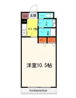 ロマージュ水前寺【602号室】の間取り