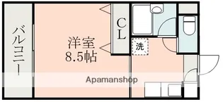 エスペランサ北熊本【2階】の間取り