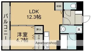 RISTAGIONE迎町【4階】の間取り