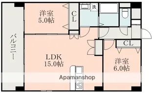 GMH保田窪【5階】の間取り
