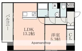 PRENDRE本山【4階】の間取り