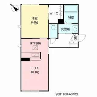 シャーメゾン桜川【203号室】の間取り