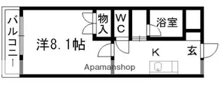 マーカス東海【5階】の間取り