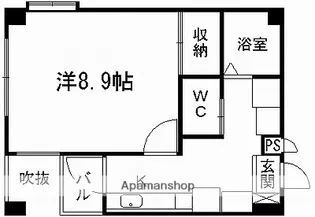 ハーモニー坪井【2階】の間取り