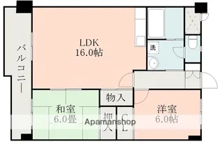 アネシス新地【3階】の間取り