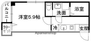 ハイツセーヌ【2階】の間取り