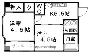島中ビル【3階】の間取り
