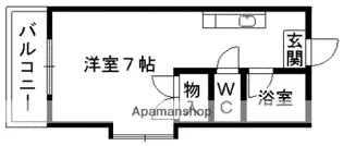 メモリアルハイツ【1階】の間取り