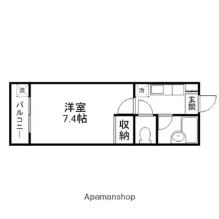 アーバンシティ21【3階】の間取り