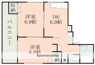 ハイムセラ九品寺【5階】の間取り
