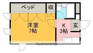リーガルコートA【4階】の間取り