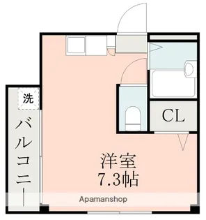 ドルミール黒髪【1階】の間取り