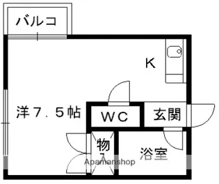 B−FLAT【2階】の間取り