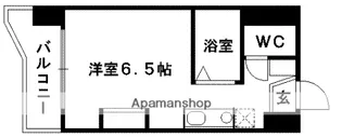 ルフェール熊本通町【12階】の間取り