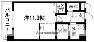 サザンウイング【7階】の間取り