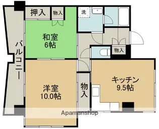 ゴールデン東海【5階】の間取り