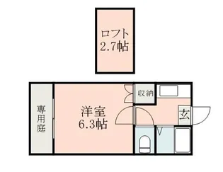 マーカス帯山【1階】の間取り